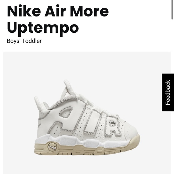 Nike Air More Uptempo ; Baby - Picture 2 of 3